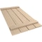 Ekena Millwork Rustic Four Board Spaced Board-n-Batten Sandblasted Faux Wood Shutters, 23 1/2W x 44H, PR SHUBSS23X44SDPR - alternate 18